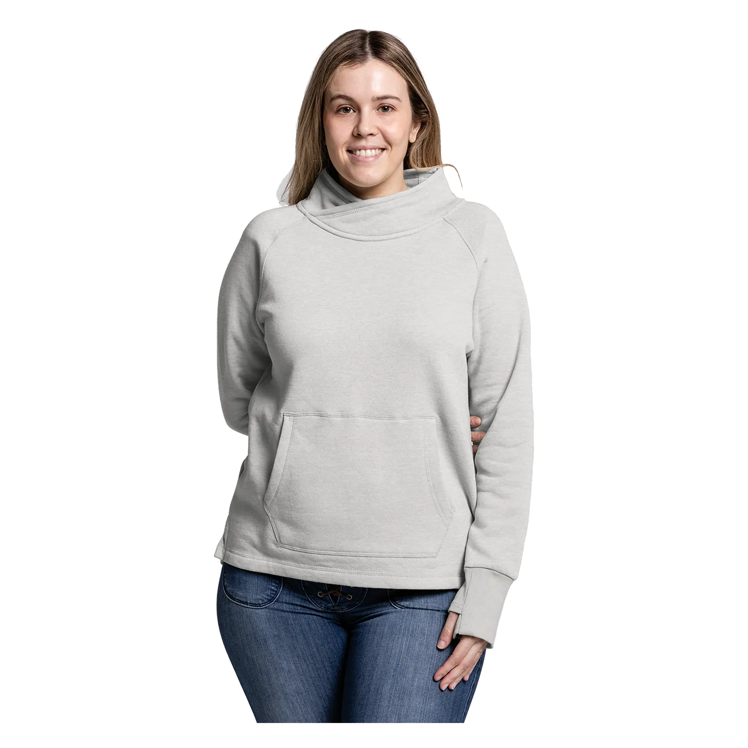 82176 Women's Cozy Funnel Neck Pullover