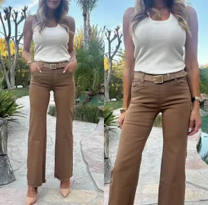 Amanda Pant in Brown