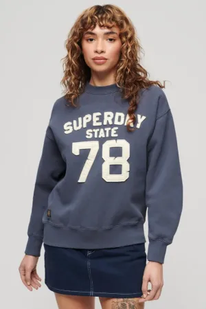 Applique Athletic Sweat | Montauk Navy