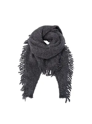 BCZINNIA winter scarf - Dk. Grey Melange