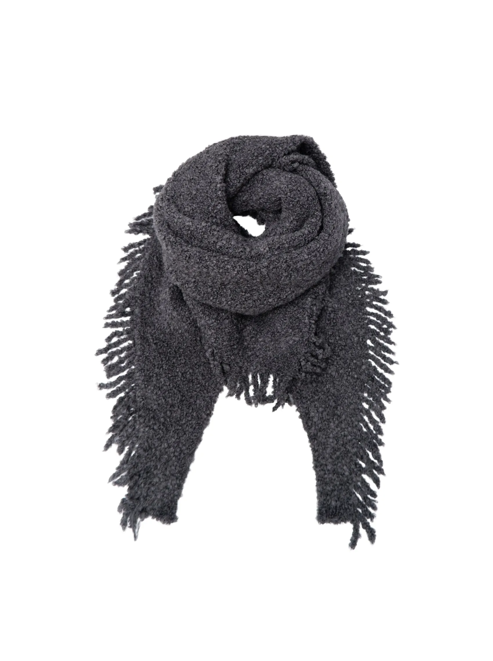 BCZINNIA winter scarf - Dk. Grey Melange