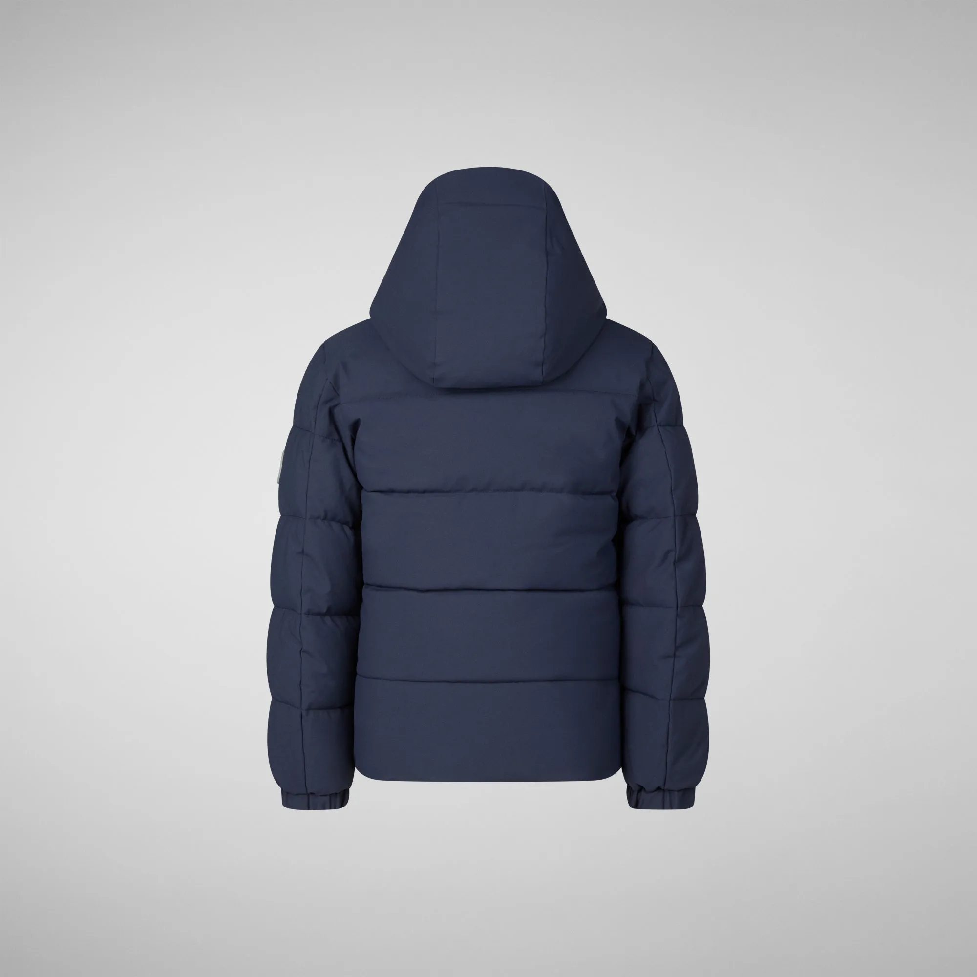 Boys' hooded parka Klaus in navy blue