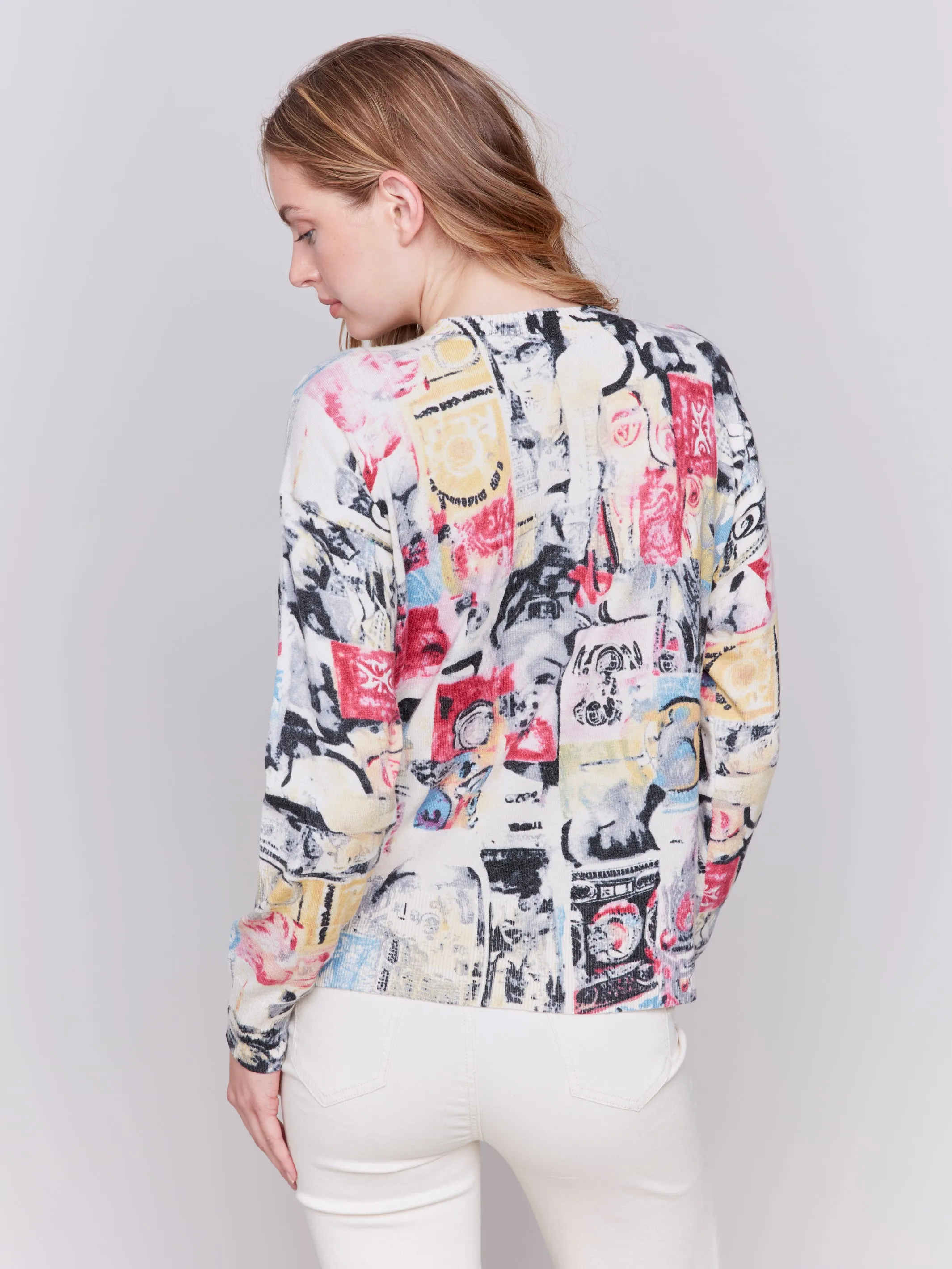 Charlie B Cartoon print Sweater