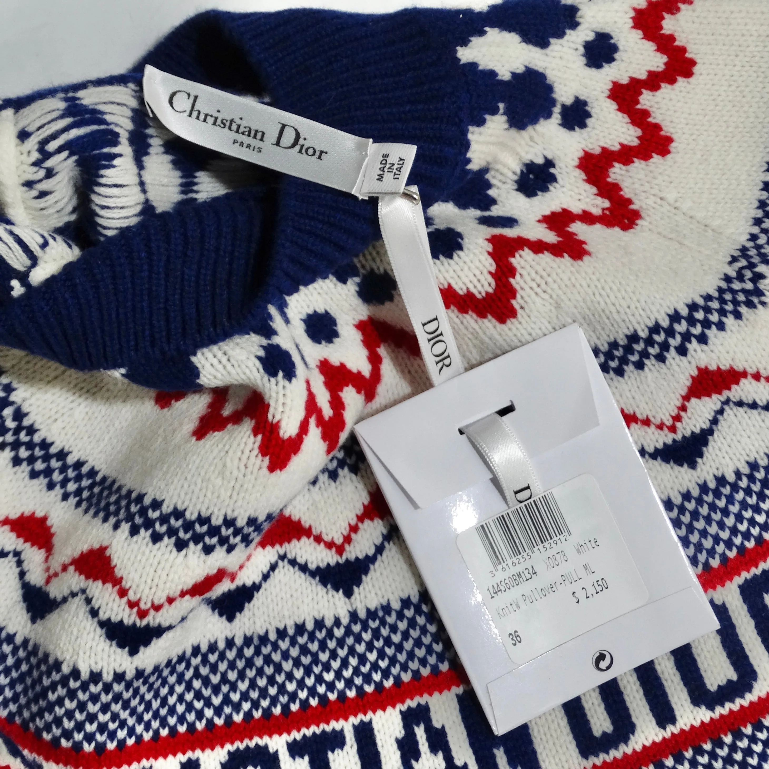 Christian Dior Cashmere Knit Sweater