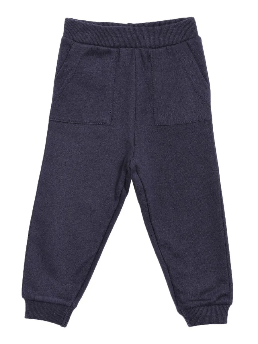 Combo of 3 Sweatpants-Grey, Navy Blue and Black