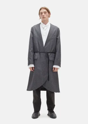 Cotton Tweed Overcoat