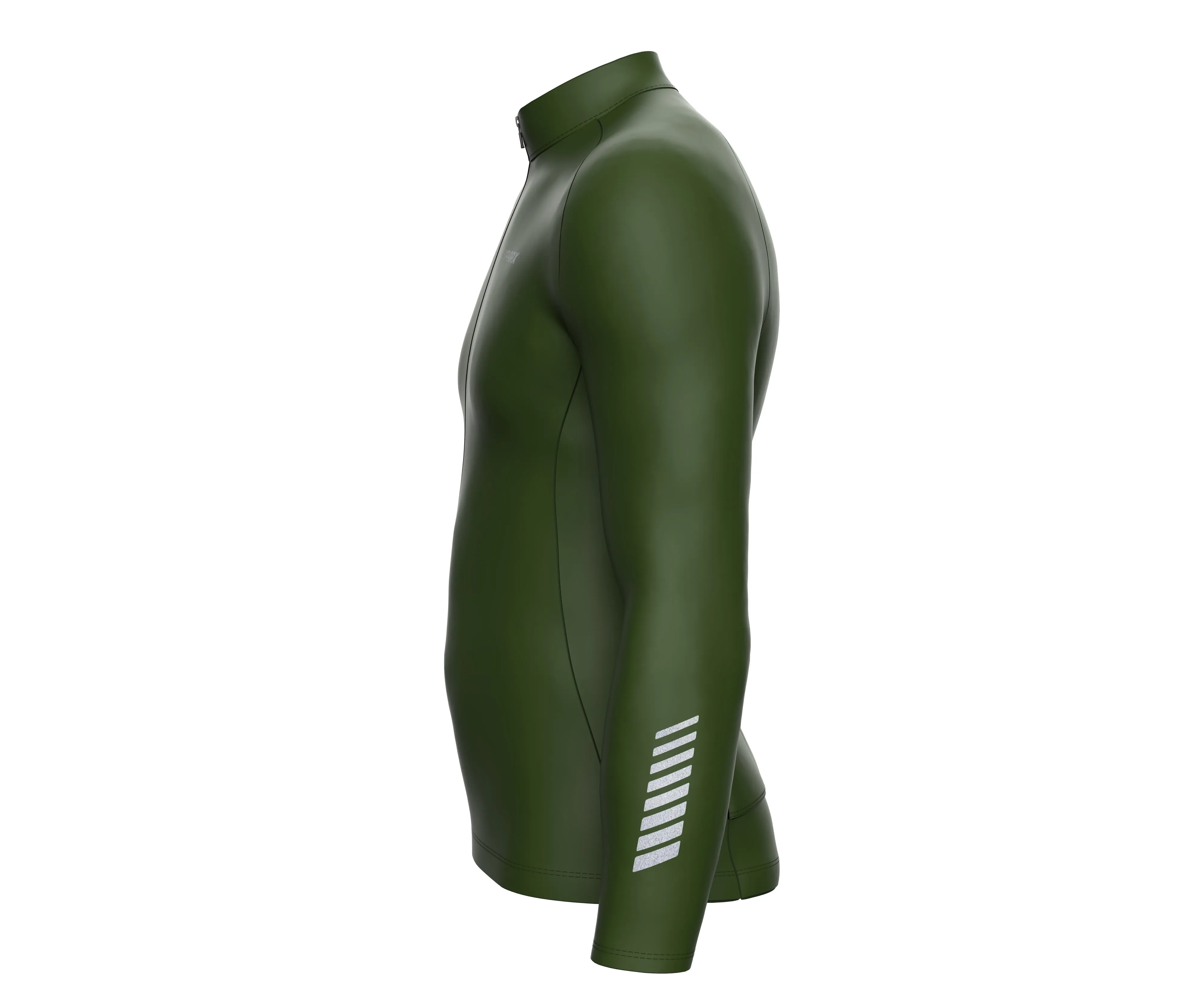 Cycling Olive Thermal Jersey