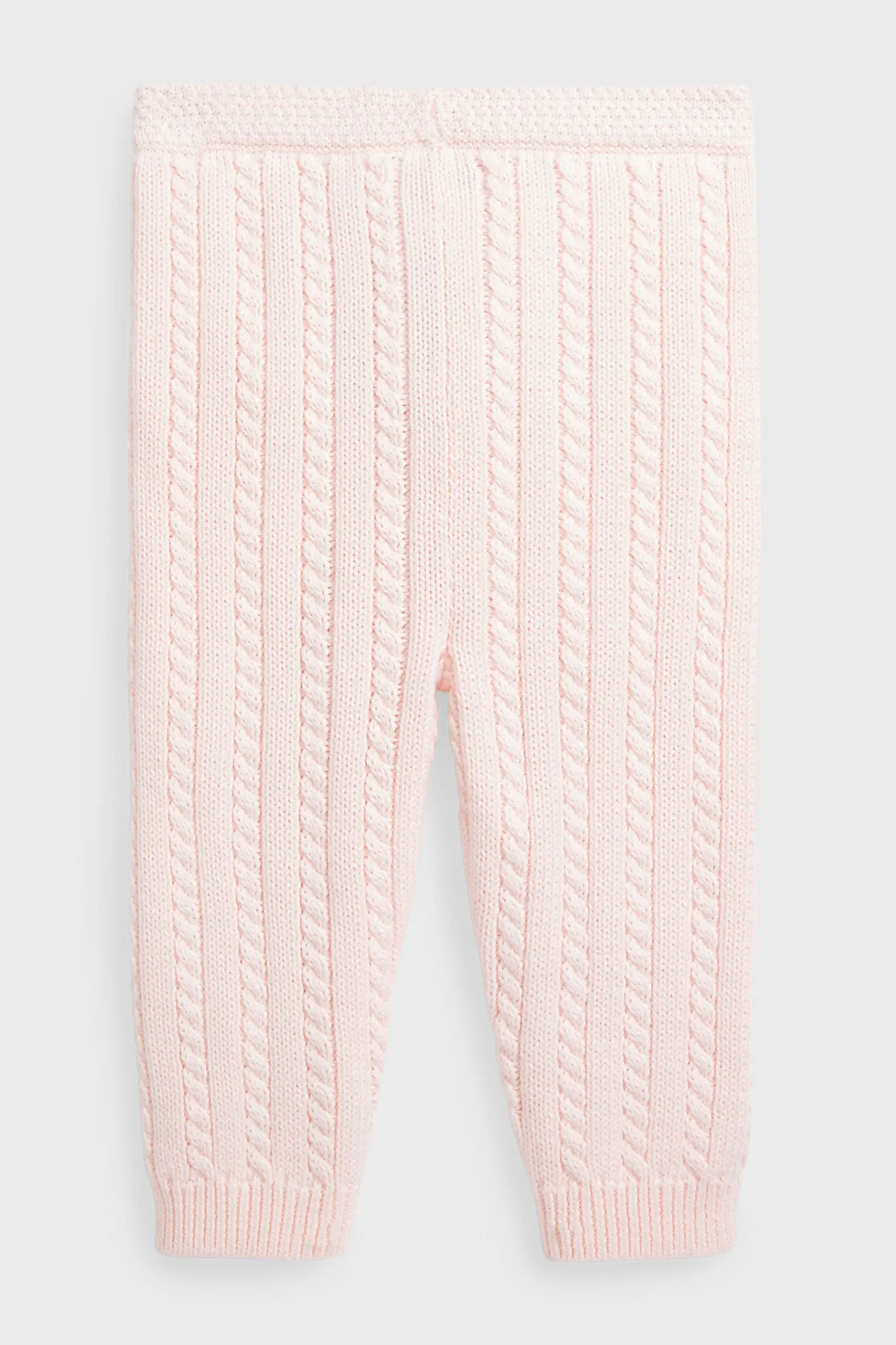 Delicate Pink Organic Cotton Sweater Pant