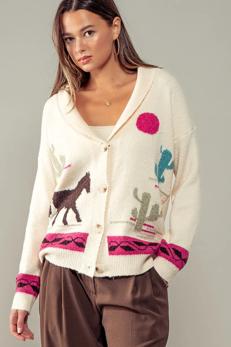 Down in the Desert Cardigan