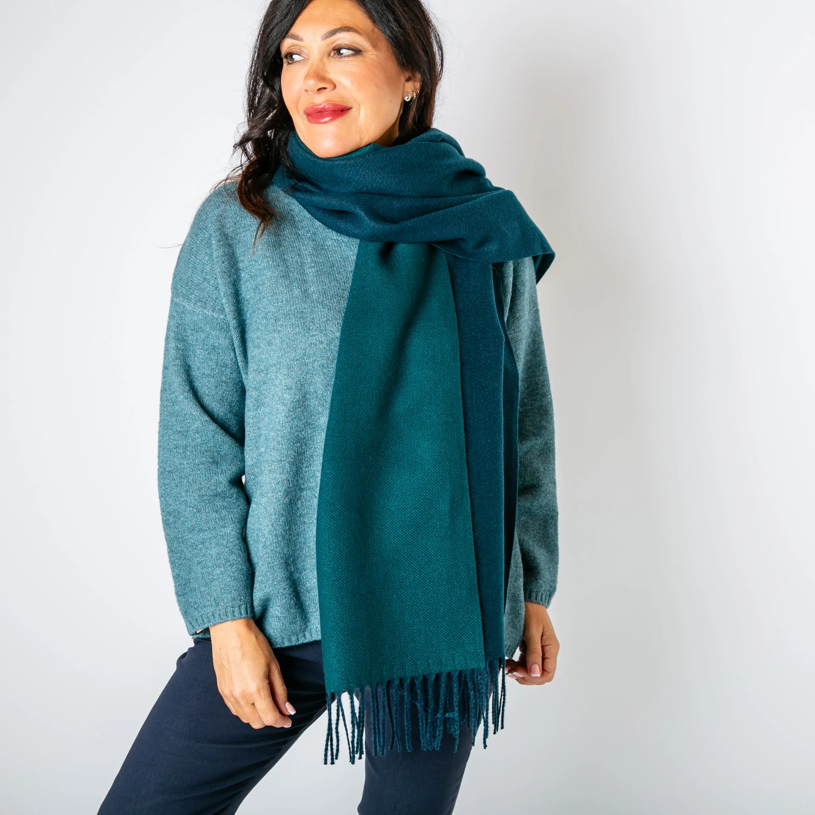 Eva Two-Tone Scarf