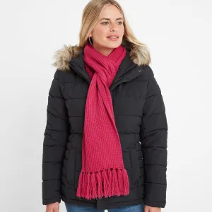 Hanlith Ribbed Scarf - Cerise