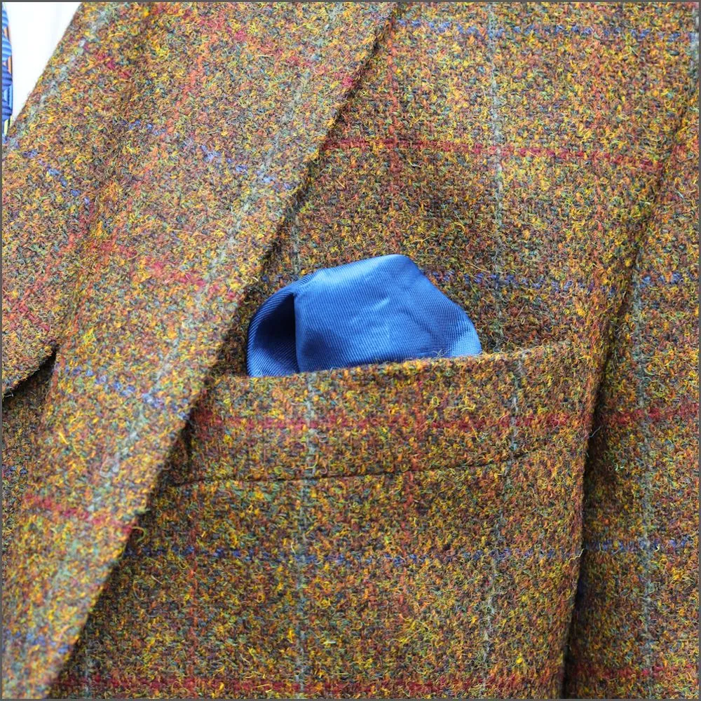 Harris Tweed Rust Check Jacket>>