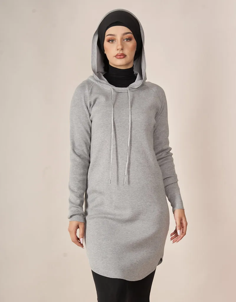 Hooded Loop Knit Top