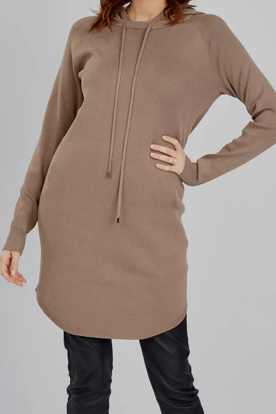 Hooded Loop Knit Top