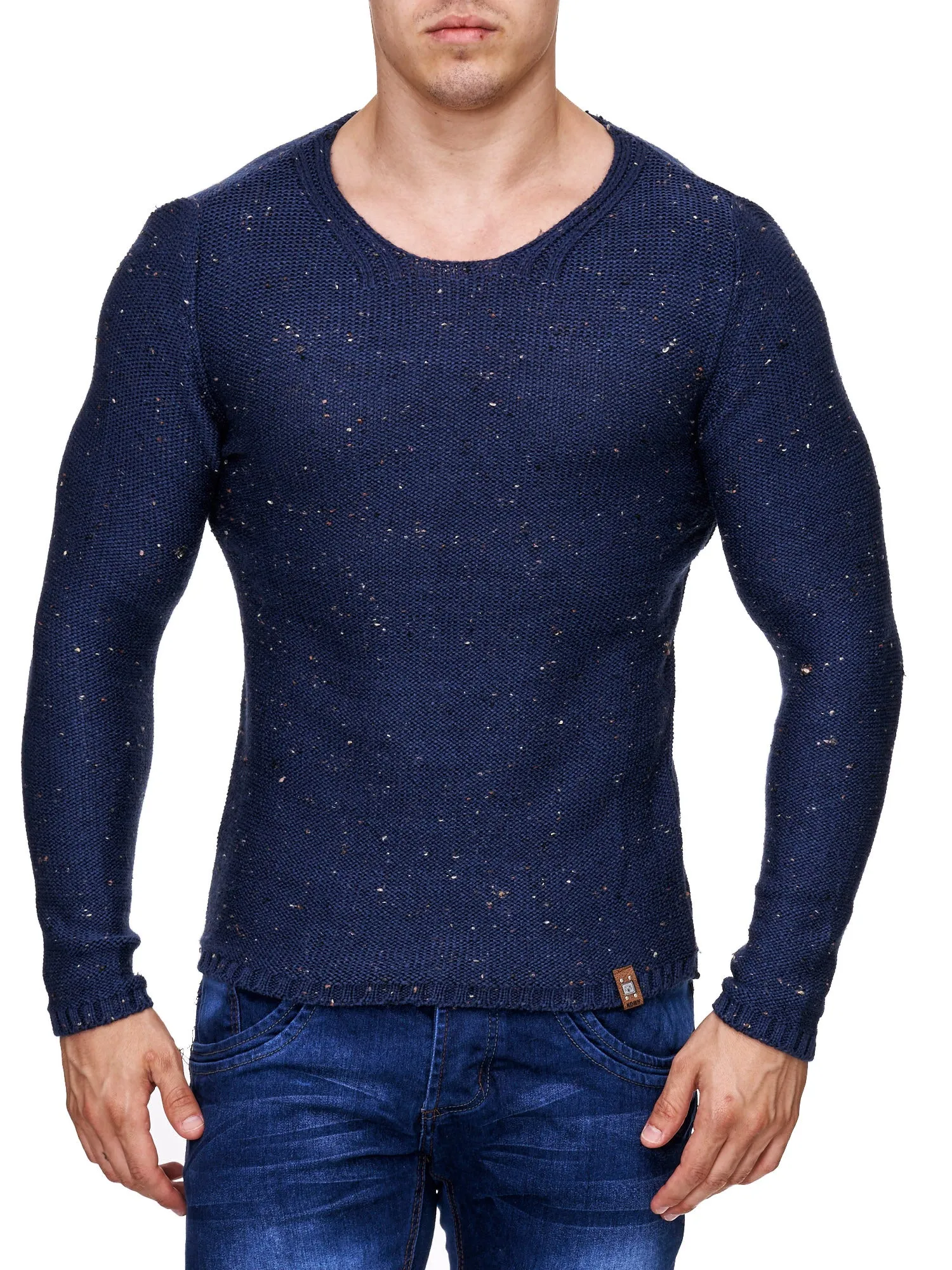 K&D Men Stylish Space Sweatshirt - Blue