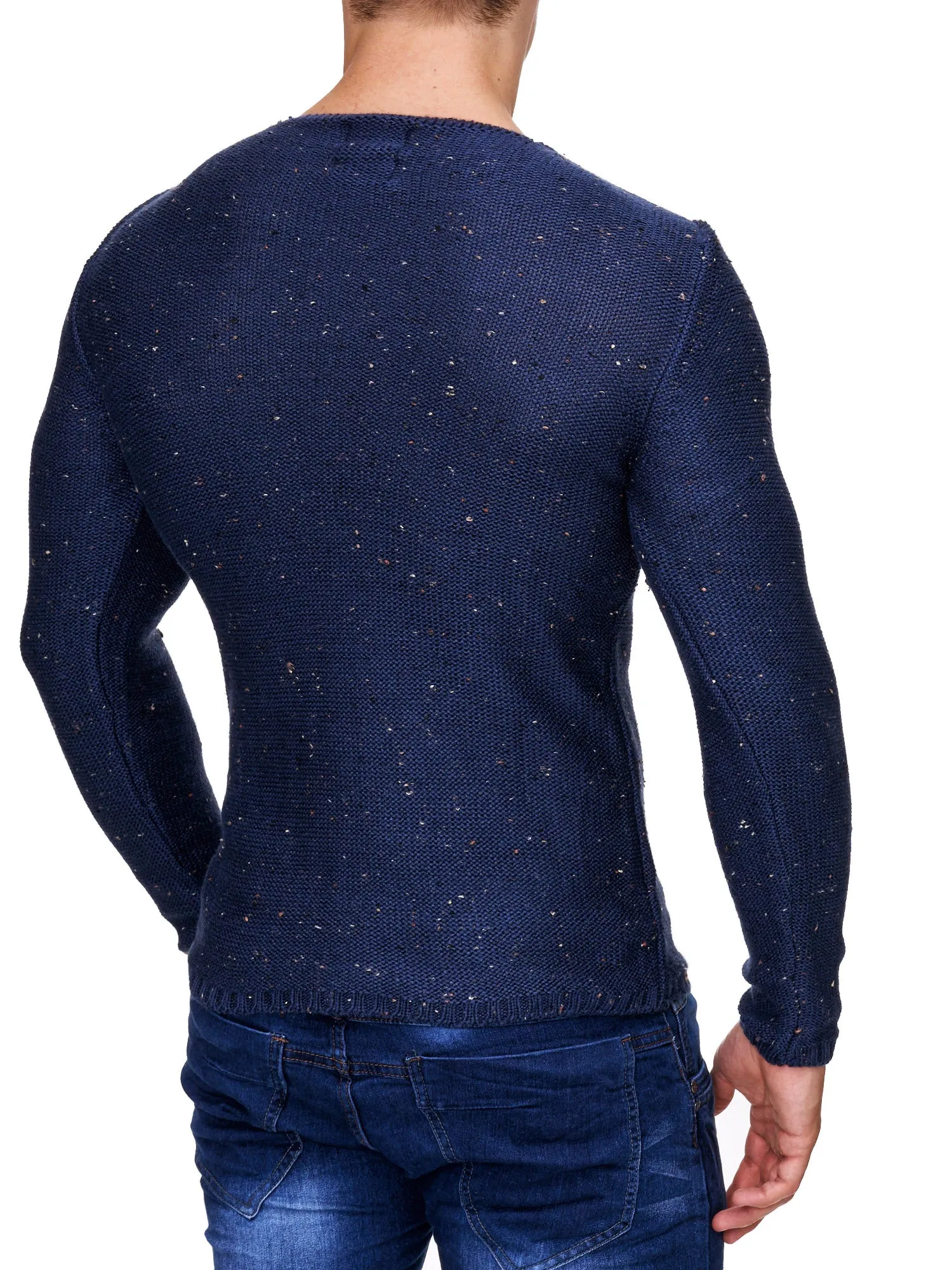 K&D Men Stylish Space Sweatshirt - Blue