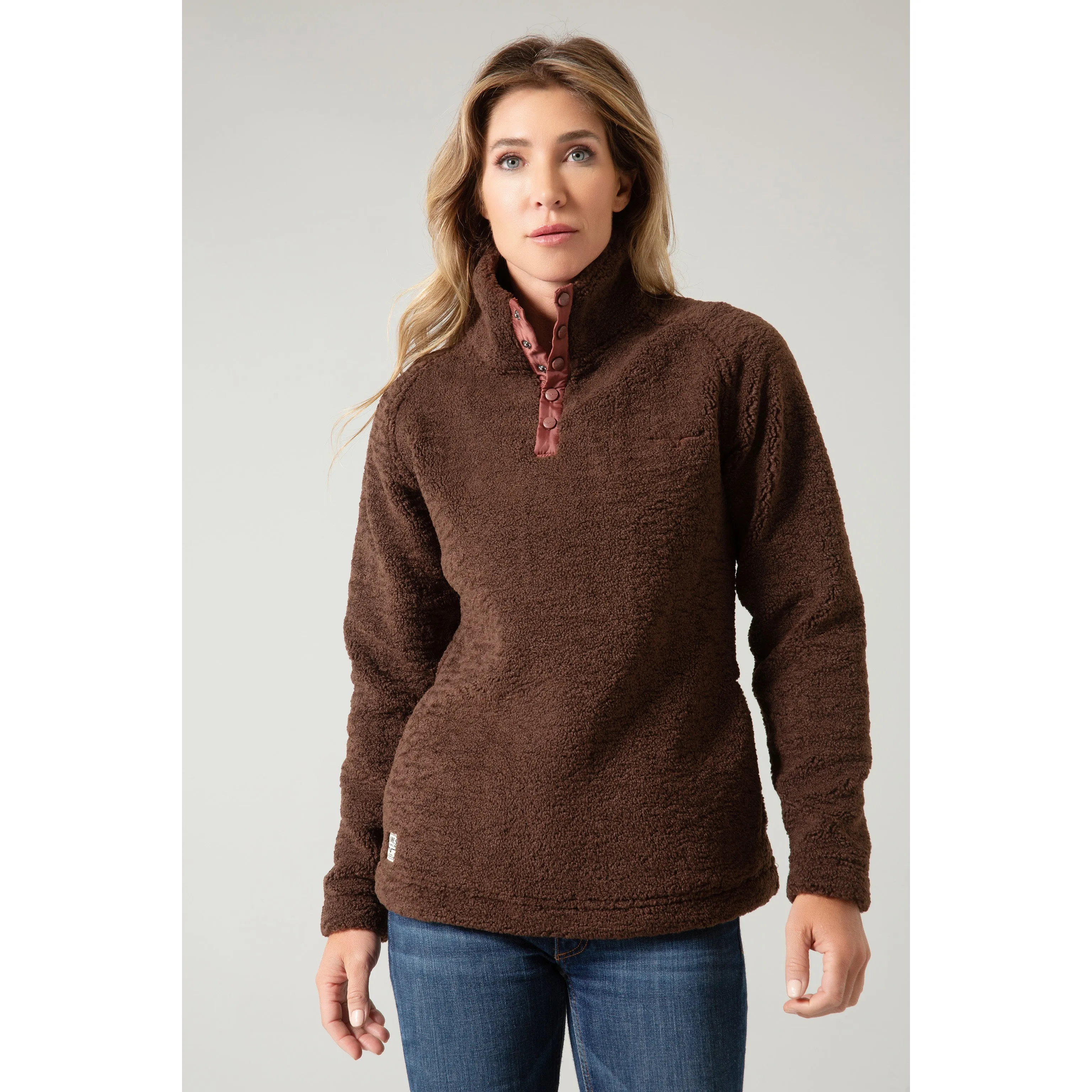 Kimes Ranch Women's Dark Brown Fozzie Pullover