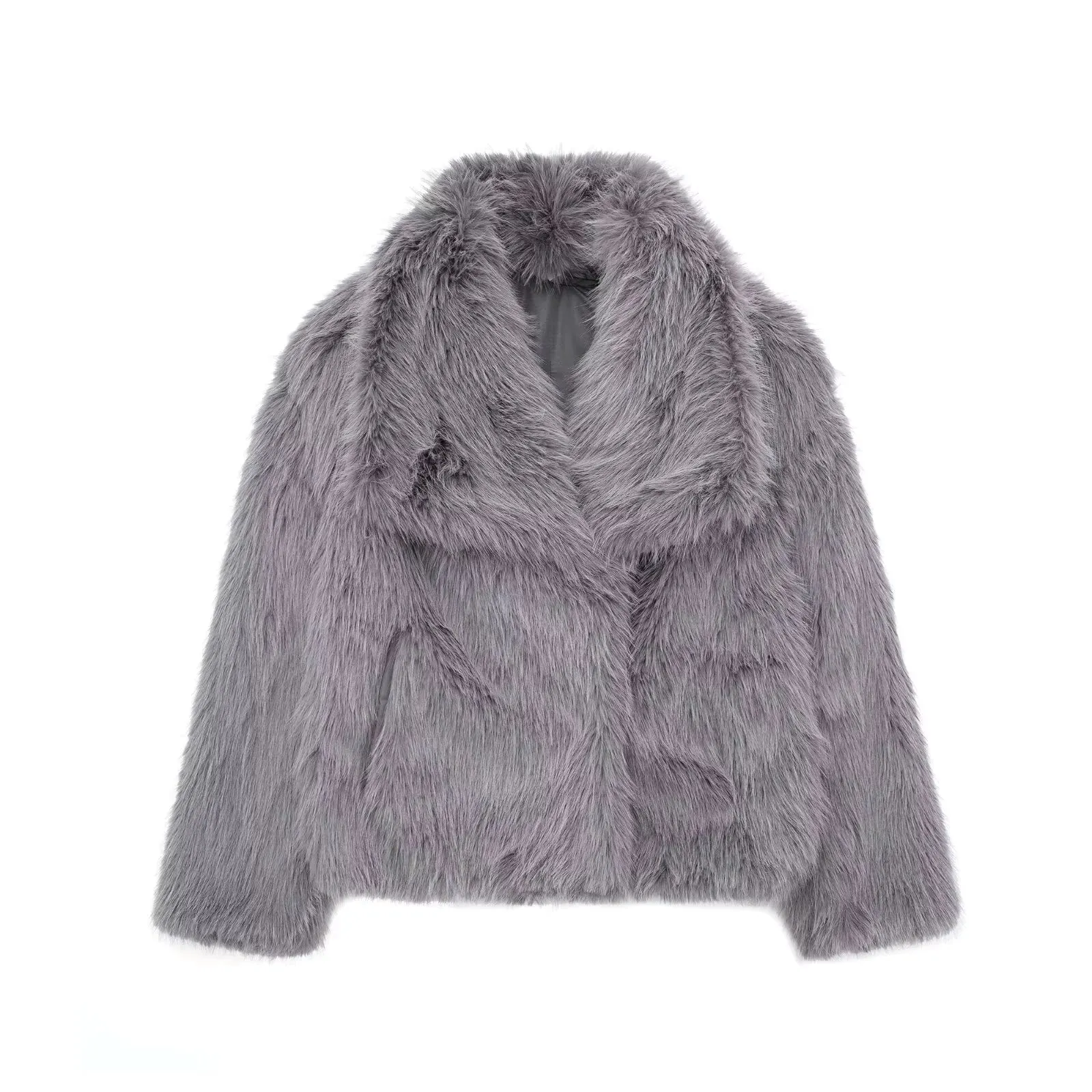 Ladies' Chic Faux Fox Jacket