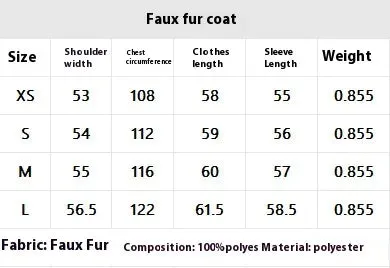 Ladies' Chic Faux Fox Jacket