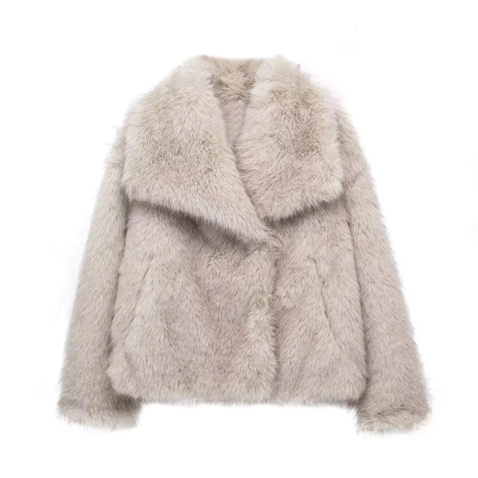 Ladies' Chic Faux Fox Jacket