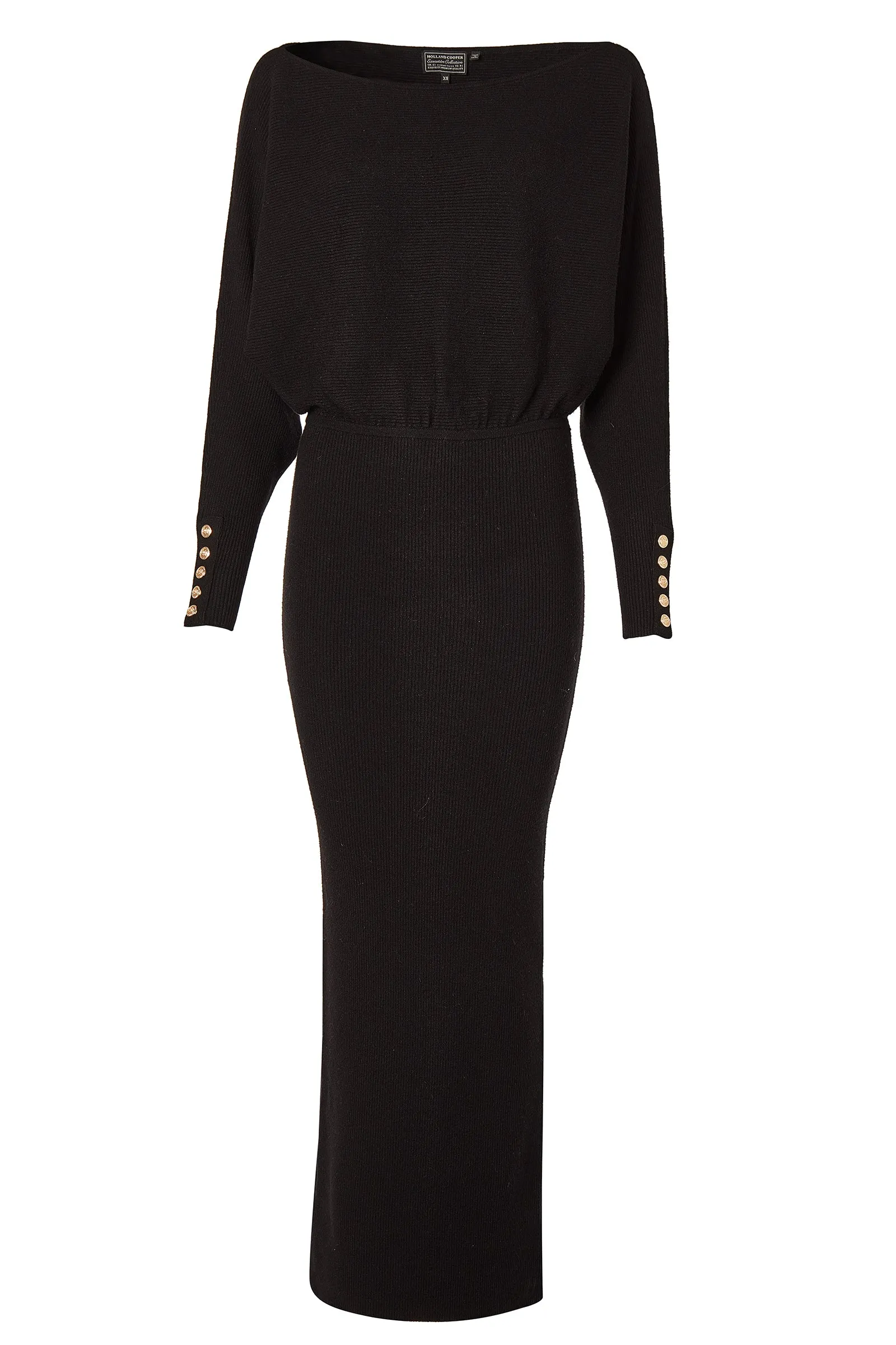 Leyla Knitted Dress (Black)