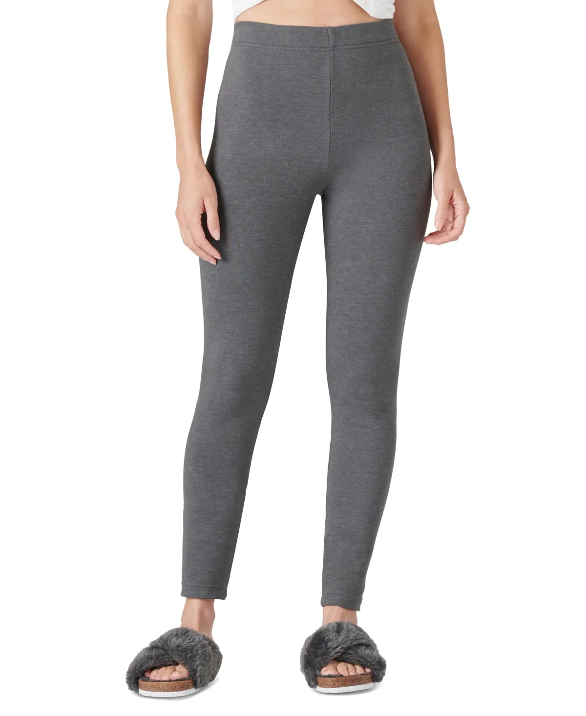 LUCKY BRAND High-Rise Fleece-Lined Leggings