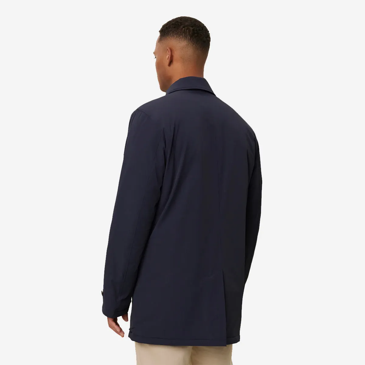 Malcolm Padded Mac Coat 2.0 - Navy