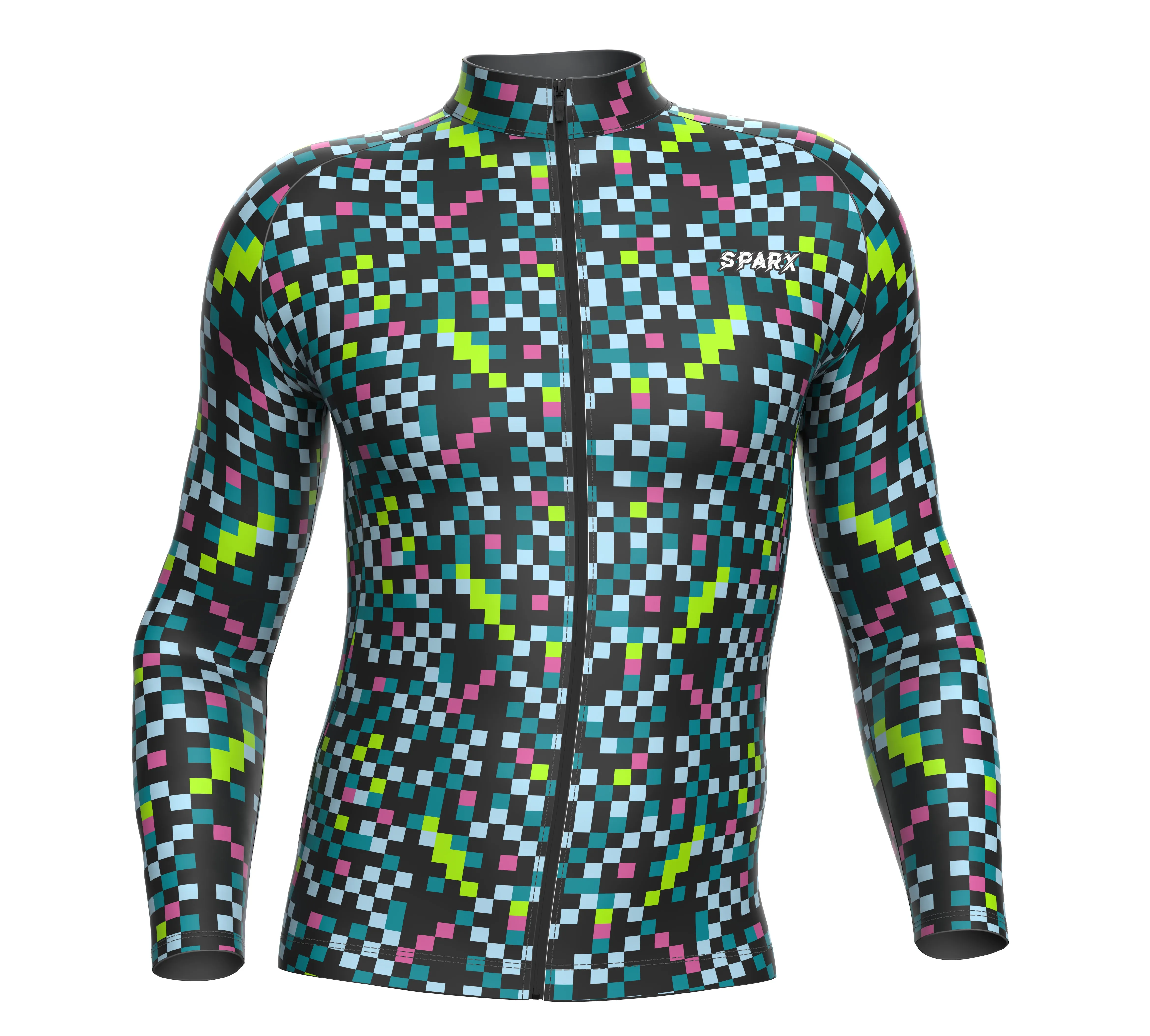 Men Cubes Cycling Thermal Jacket