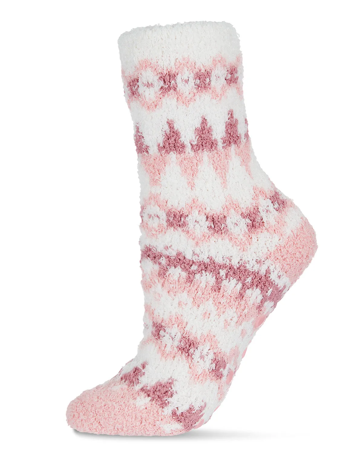 Pink Diamond Cozy Non-Skid Sock & Fleece-Lined Legging Set