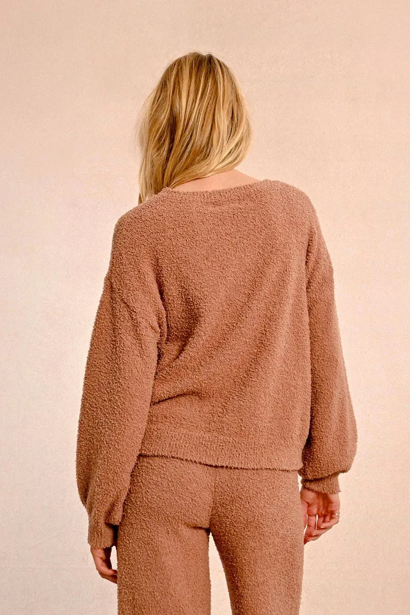 Soft Plush Sweater - Beige