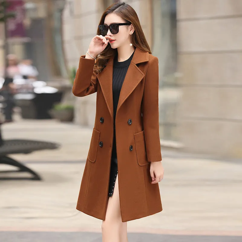 The vintage windbreaker knee-length winter coat