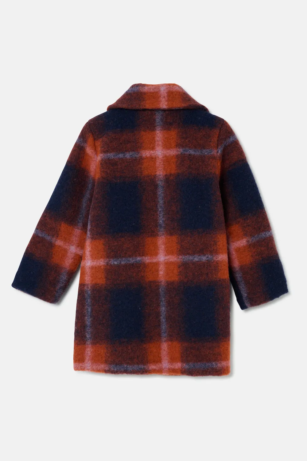 Warm plaid coat