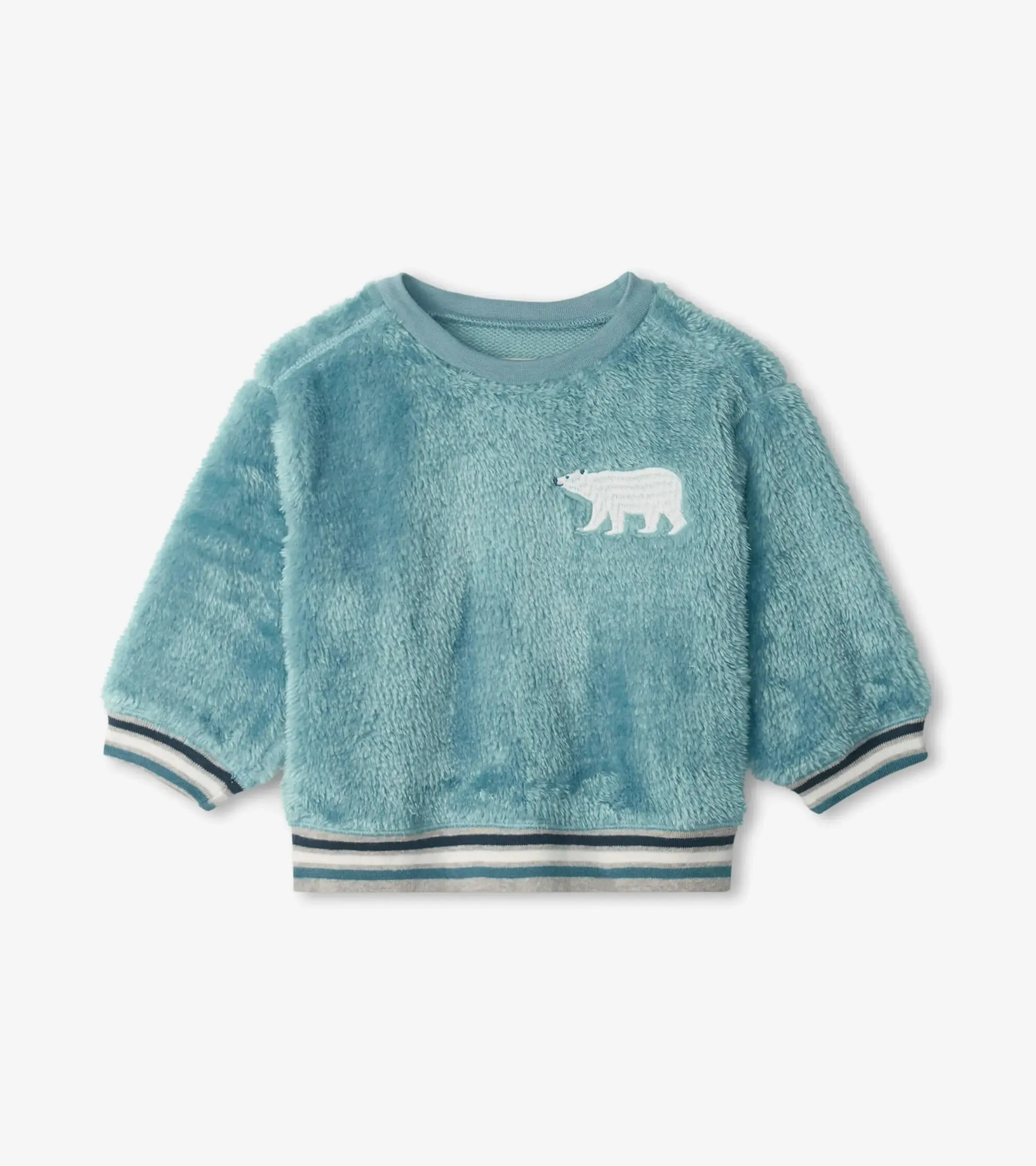 Winter Cub Sherpa Fleece Baby Pullover | Hatley