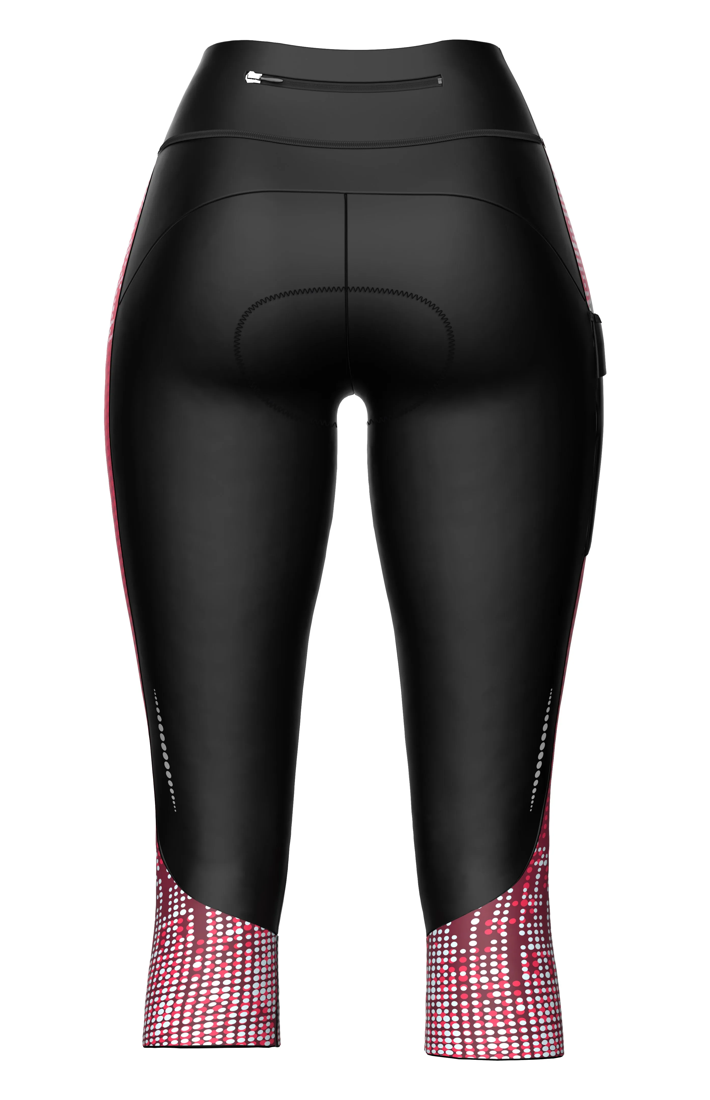 Women Red Dots Cycling Tights