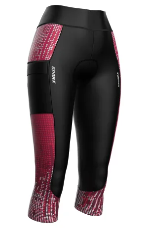 Women Red Dots Cycling Tights