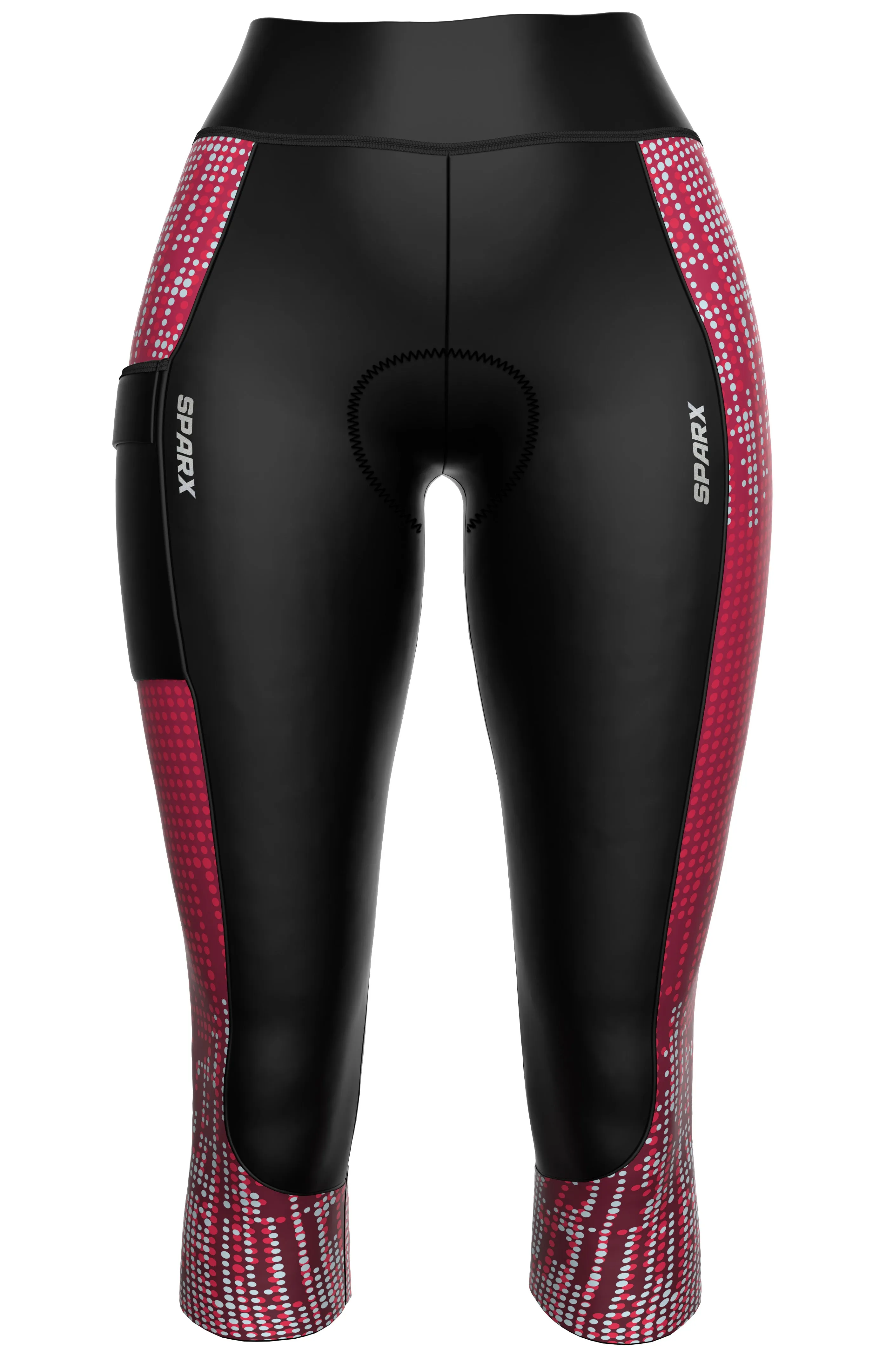 Women Red Dots Cycling Tights