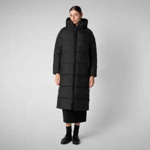 Women's animal free Puffer jacket Janis in black