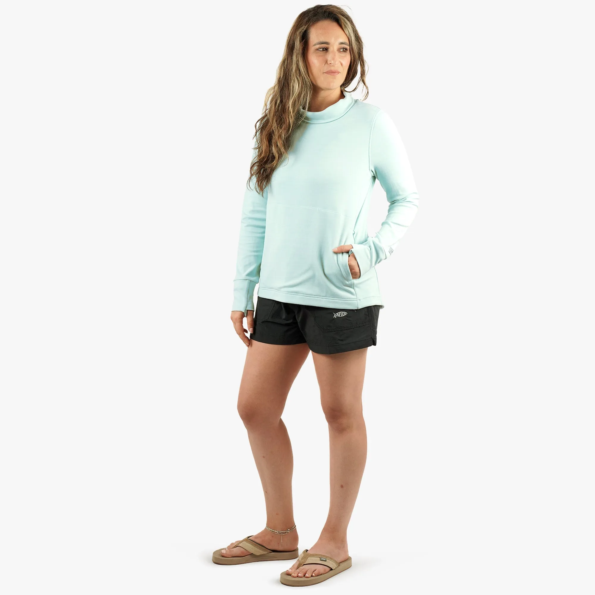 Women's Coastal Layer Funnel Neck Pullover